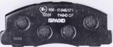 HELLA PAGID 8DB 355 006-221 - Kit de plaquettes de frein, frein à disque cwaw.fr