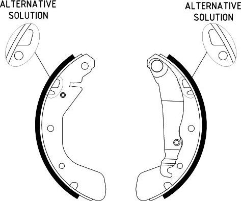 HELLA PAGID 8DB 355 001-301 - Jeu de mâchoires de frein cwaw.fr