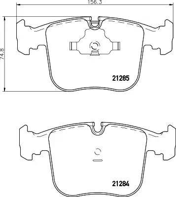 HELLA PAGID 8DB 355 008-251 - Kit de plaquettes de frein, frein à disque cwaw.fr