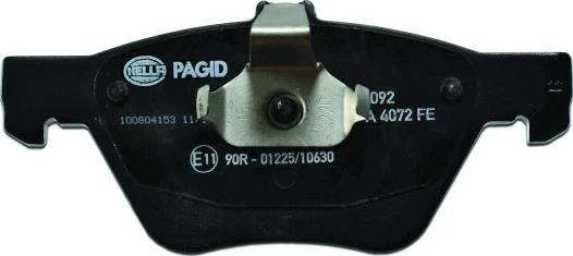 HELLA PAGID 8DB 355 007-861 - Kit de plaquettes de frein, frein à disque cwaw.fr