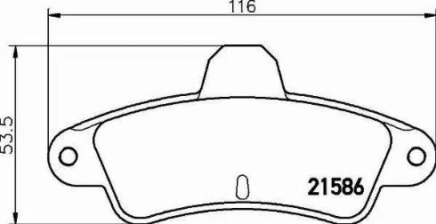 HELLA PAGID 8DB 355 019-121 - Kit de plaquettes de frein, frein à disque cwaw.fr