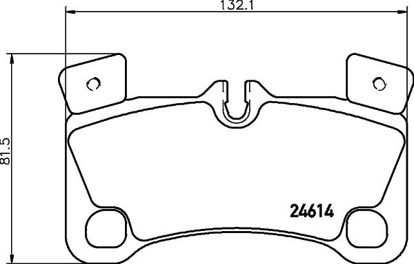 HELLA PAGID 8DB 355 014-631 - Kit de plaquettes de frein, frein à disque cwaw.fr