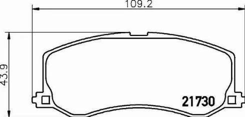 HELLA PAGID 8DB 355 016-811 - Kit de plaquettes de frein, frein à disque cwaw.fr