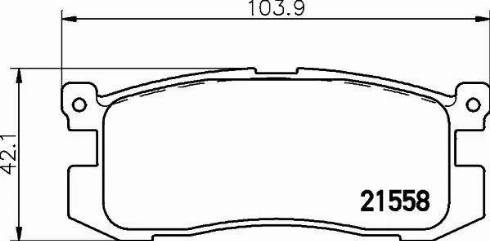 HELLA PAGID 8DB 355 016-361 - Kit de plaquettes de frein, frein à disque cwaw.fr