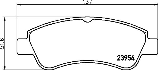 HELLA PAGID 8DB 355 011-071 - Kit de plaquettes de frein, frein à disque cwaw.fr