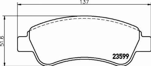 HELLA PAGID 8DB 355 018-861 - Kit de plaquettes de frein, frein à disque cwaw.fr