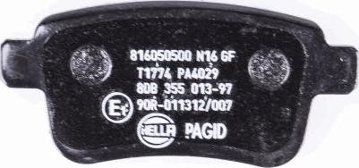 HELLA PAGID 8DB 355 013-971 - Kit de plaquettes de frein, frein à disque cwaw.fr