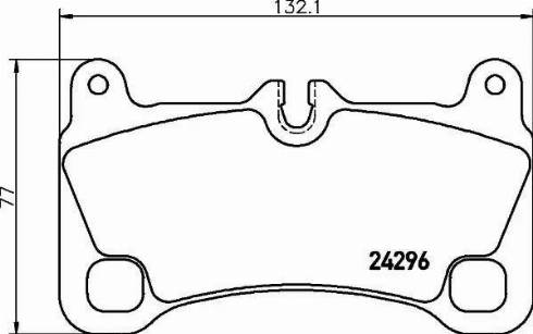 HELLA PAGID 8DB355012651 - Kit de plaquettes de frein, frein à disque cwaw.fr