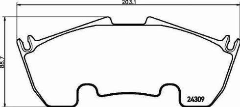 HELLA PAGID 8DB355012701 - Kit de plaquettes de frein, frein à disque cwaw.fr