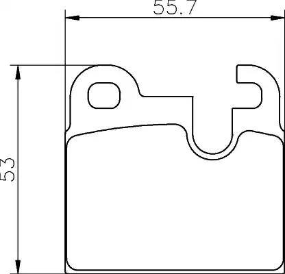 HELLA PAGID 8DB 355 017-511 - Kit de plaquettes de frein, frein à disque cwaw.fr