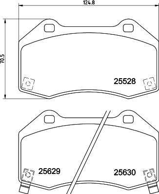 HELLA PAGID 8DB 355 025-871 - Kit de plaquettes de frein, frein à disque cwaw.fr