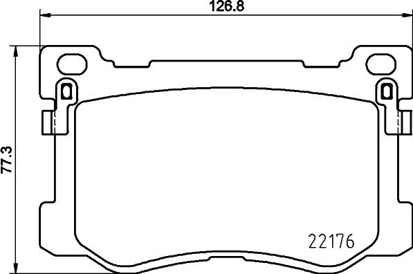 HELLA PAGID 8DB 355 025-271 - Kit de plaquettes de frein, frein à disque cwaw.fr