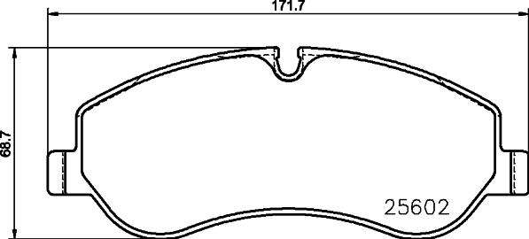 HELLA PAGID 8DB 355 020-691 - Kit de plaquettes de frein, frein à disque cwaw.fr