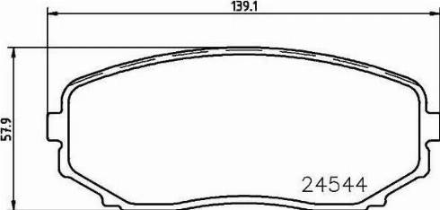 HELLA PAGID 8DB 355 013-251 - Kit de plaquettes de frein, frein à disque cwaw.fr