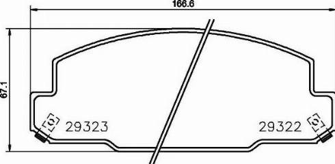 HELLA PAGID 8DB355023121 - Kit de plaquettes de frein, frein à disque cwaw.fr