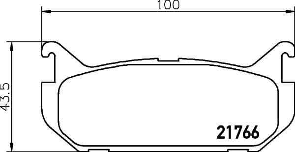 HELLA PAGID 8DB 355 027-301 - Kit de plaquettes de frein, frein à disque cwaw.fr