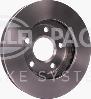 HELLA PAGID 8DD 355 106-011 - Disque de frein cwaw.fr