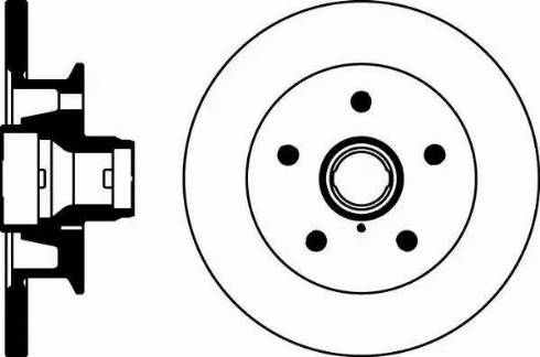 HELLA PAGID 8DD355101331 - Disque de frein cwaw.fr