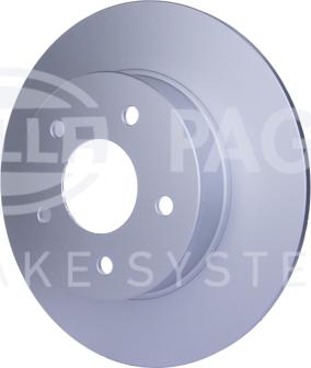 HELLA PAGID 8DD 355 110-401 - Disque de frein cwaw.fr