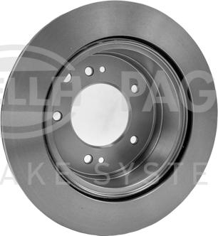 HELLA PAGID 8DD 355 112-821 - Disque de frein cwaw.fr