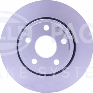 HELLA PAGID 8DD 355 122-681 - Disque de frein cwaw.fr