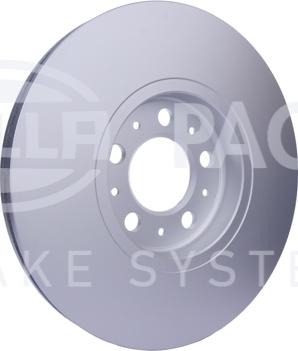 HELLA PAGID 8DD 355 127-581 - Disque de frein cwaw.fr