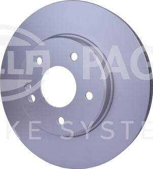 HELLA PAGID 8DD 355 127-121 - Disque de frein cwaw.fr