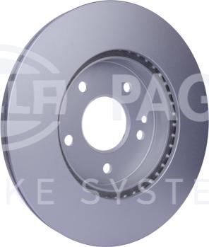 HELLA PAGID 8DD 355 127-121 - Disque de frein cwaw.fr