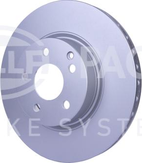 HELLA PAGID 8DD 355 127-771 - Disque de frein cwaw.fr