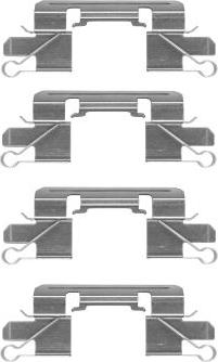 HELLA PAGID 8DZ 355 204-941 - Kit d'accessoires, plaquette de frein à disque cwaw.fr