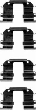 HELLA PAGID 8DZ 355 203-041 - Kit d'accessoires, plaquette de frein à disque cwaw.fr