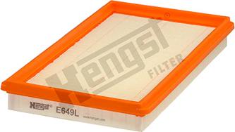 Hengst Filter E649L - Filtre à air cwaw.fr