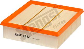 Hengst Filter E832L - Filtre à air cwaw.fr