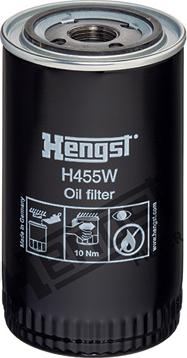 Hengst Filter H455W - Filtre à huile cwaw.fr