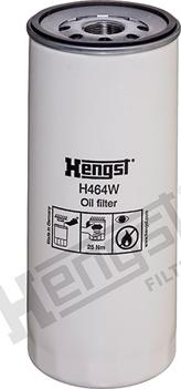 Hengst Filter H464W - Filtre à huile cwaw.fr