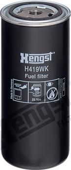 Hengst Filter H419WK - Filtre à carburant cwaw.fr