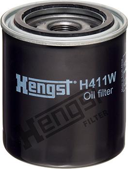 Hengst Filter H411W - Filtre à huile cwaw.fr