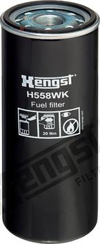 Hengst Filter H558WK - Filtre à carburant cwaw.fr