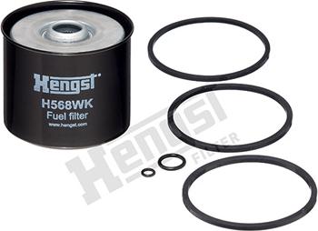 Hengst Filter H568WK D498 - Filtre à carburant cwaw.fr