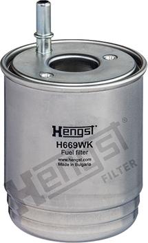 Hengst Filter H669WK - Filtre à carburant cwaw.fr