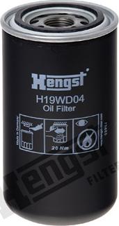 Hengst Filter H19WD04 - Filtre, système hydraulique de travail cwaw.fr