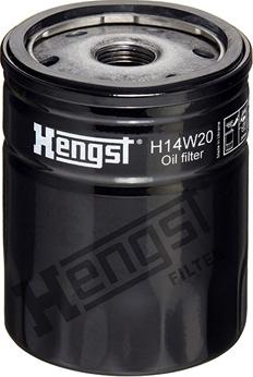 Hengst Filter H14W20 - Filtre à huile cwaw.fr