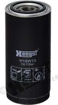 Hengst Filter H18W13 - Filtre à huile cwaw.fr