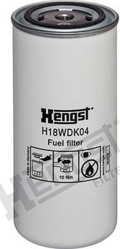 Hengst Filter H18WDK04 - Filtre à carburant cwaw.fr