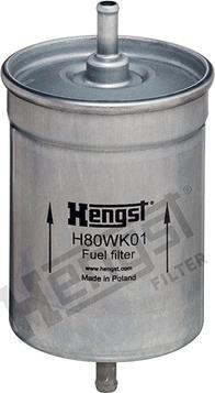 Hengst Filter H80WK01 - Filtre à carburant cwaw.fr