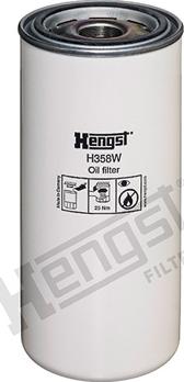 Hengst Filter H358W - Filtre à huile cwaw.fr