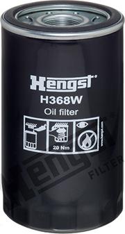 Hengst Filter H368W - Filtre à huile cwaw.fr