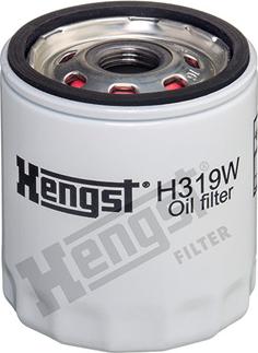 Hengst Filter H319W - Filtre à huile cwaw.fr