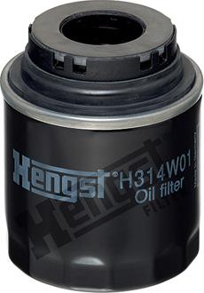 Hengst Filter H314W01 - Filtre à huile cwaw.fr