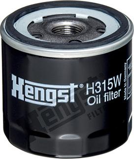 Hengst Filter H315W - Filtre à huile cwaw.fr